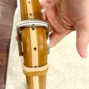 Men’s Light Brown Leather Belt NEW Size 40